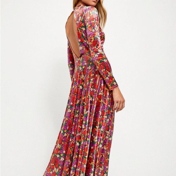 FREE PEOPLE Heartland Velvet Maxi Dress - Picture 2 of 5